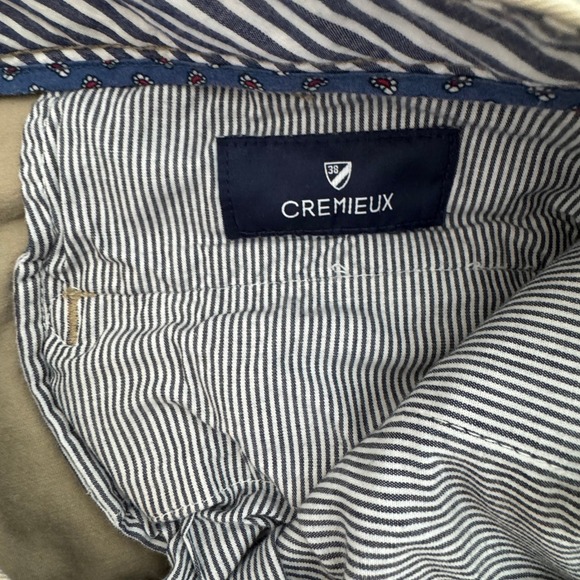 Cremieux Men's Khaki / Chinos Size 34x28 Flat‎ Front Super Soft Feel - Picture 3 of 8